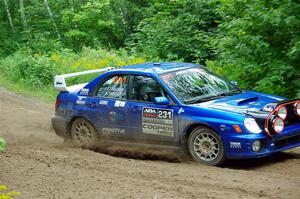 Kristen Tabor / Jan Tabor Subaru WRX on SS5, Crossroads II.