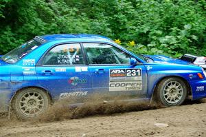 Kristen Tabor / Jan Tabor Subaru WRX on SS5, Crossroads II.