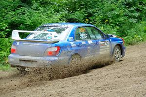 Kristen Tabor / Jan Tabor Subaru WRX on SS5, Crossroads II.