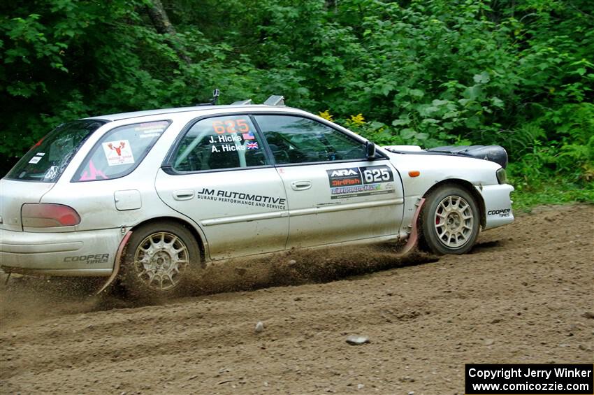 Aidan Hicks / John Hicks Subaru Impreza Wagon on SS5, Crossroads II.