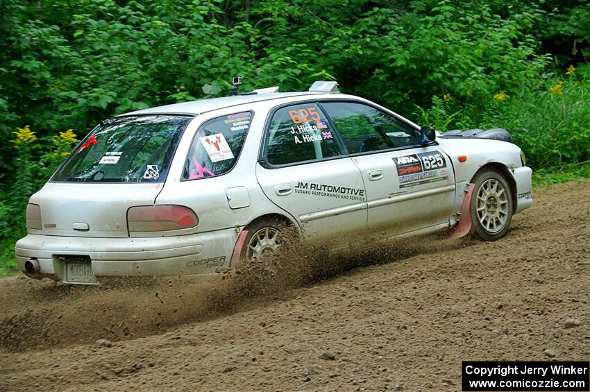 Aidan Hicks / John Hicks Subaru Impreza Wagon on SS5, Crossroads II.