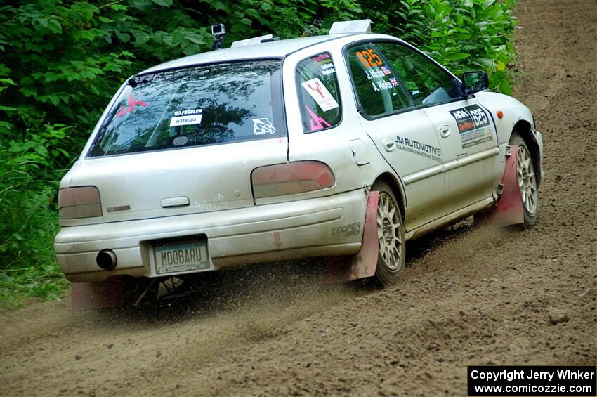 Aidan Hicks / John Hicks Subaru Impreza Wagon on SS5, Crossroads II.