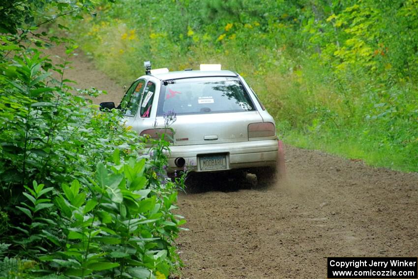 Aidan Hicks / John Hicks Subaru Impreza Wagon on SS5, Crossroads II.