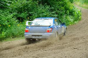 Kristen Tabor / Jan Tabor Subaru WRX on SS5, Crossroads II.