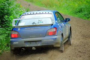 Kristen Tabor / Jan Tabor Subaru WRX on SS5, Crossroads II.