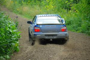 Kristen Tabor / Jan Tabor Subaru WRX on SS5, Crossroads II.