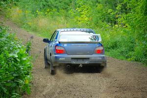 Kristen Tabor / Jan Tabor Subaru WRX on SS5, Crossroads II.