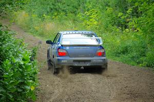 Kristen Tabor / Jan Tabor Subaru WRX on SS5, Crossroads II.