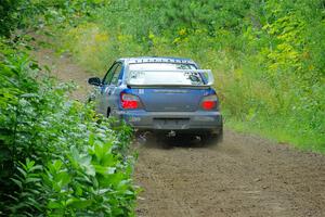 Kristen Tabor / Jan Tabor Subaru WRX on SS5, Crossroads II.