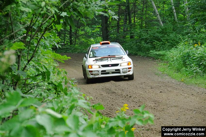 Richard Donovan / Greg Donovan Subaru Impreza on SS5, Crossroads II.