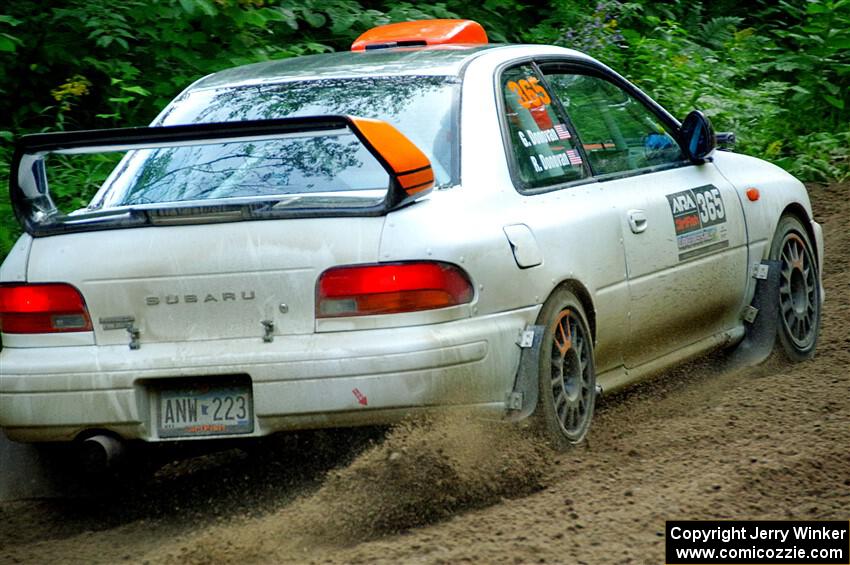 Richard Donovan / Greg Donovan Subaru Impreza on SS5, Crossroads II.