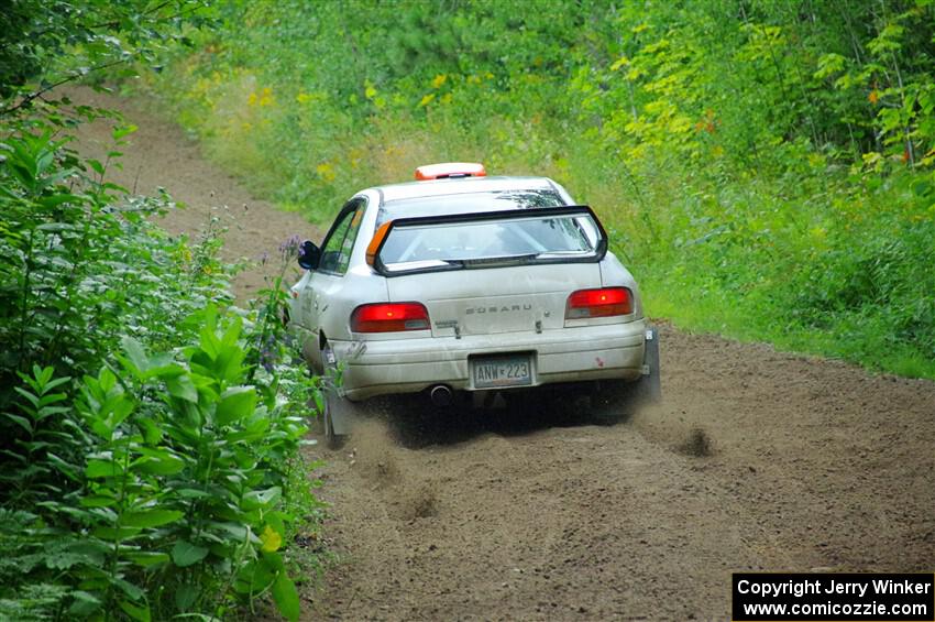 Richard Donovan / Greg Donovan Subaru Impreza on SS5, Crossroads II.