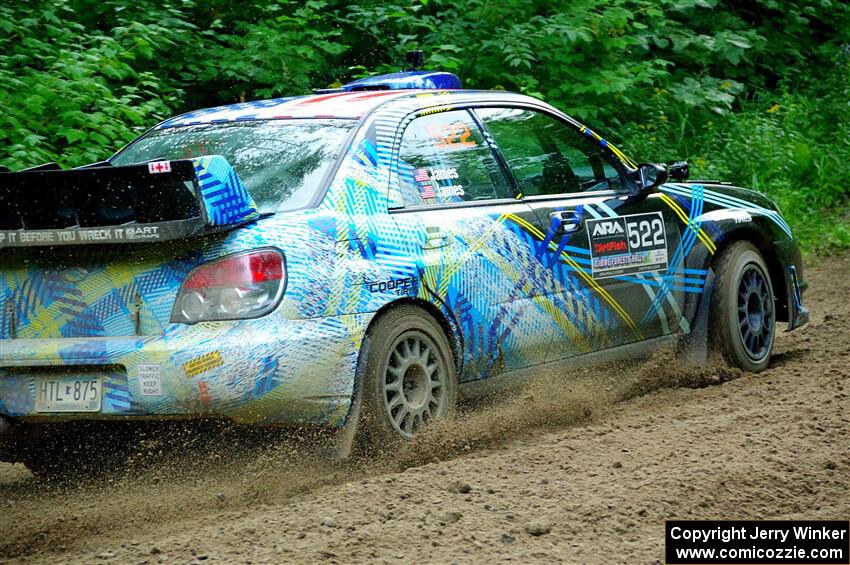 Matt James / Jackie James Subaru Impreza on SS5, Crossroads II.