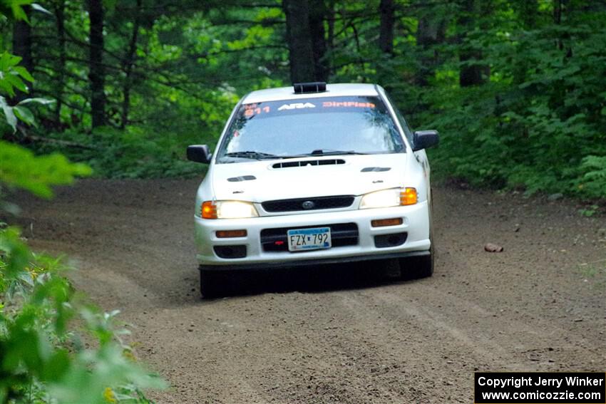 Jack Nelson / Isaac Zink Subaru Impreza on SS5, Crossroads II.