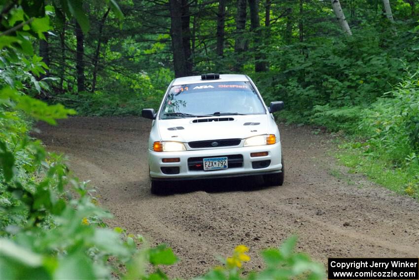 Jack Nelson / Isaac Zink Subaru Impreza on SS5, Crossroads II.