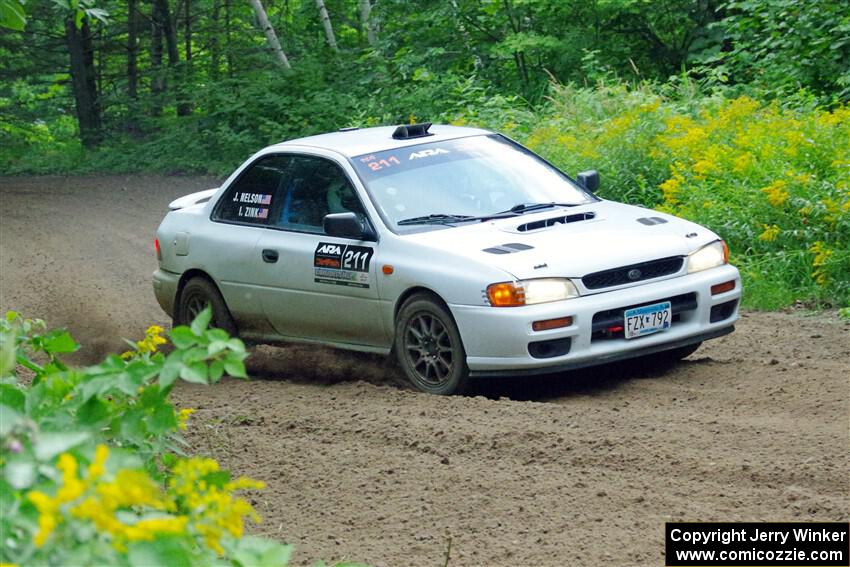 Jack Nelson / Isaac Zink Subaru Impreza on SS5, Crossroads II.