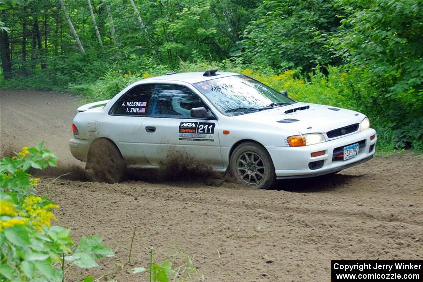 Jack Nelson / Isaac Zink Subaru Impreza on SS5, Crossroads II.