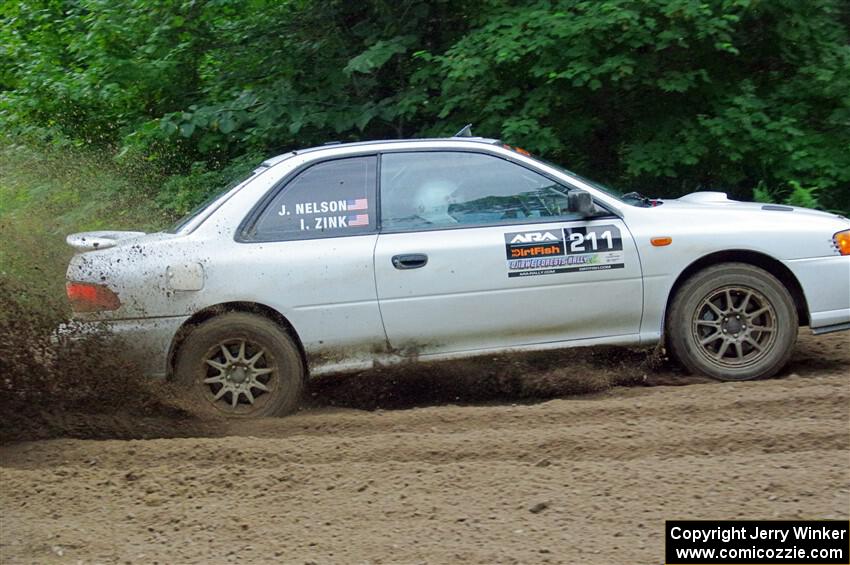 Jack Nelson / Isaac Zink Subaru Impreza on SS5, Crossroads II.