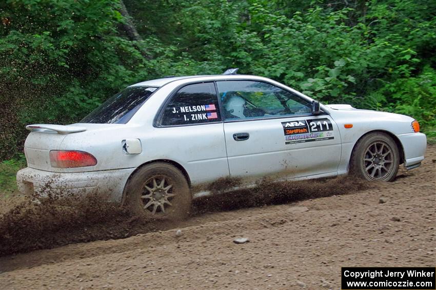 Jack Nelson / Isaac Zink Subaru Impreza on SS5, Crossroads II.