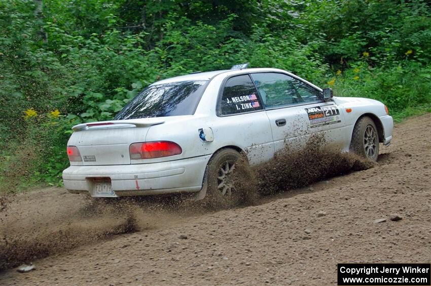 Jack Nelson / Isaac Zink Subaru Impreza on SS5, Crossroads II.