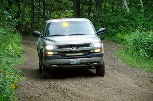 A Chevy Silverado sweeps SS5, Crossroads II.