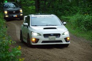 A Subaru WRX STi sweeps SS5, Crossroads II.