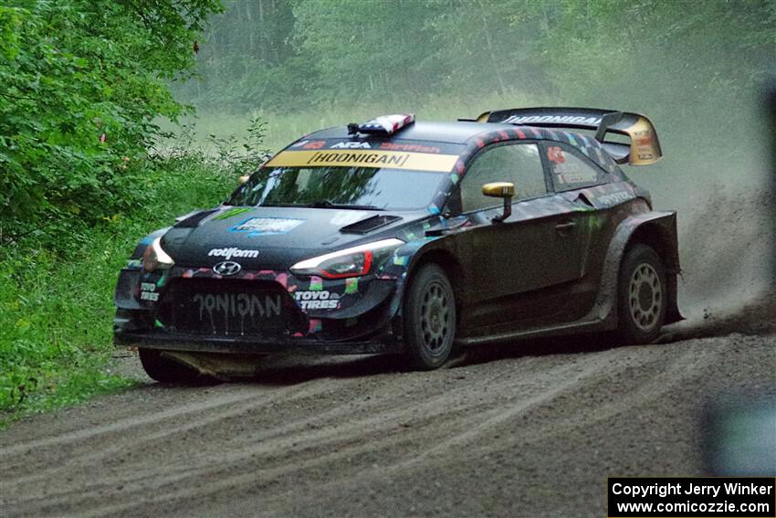 Ken Block / Alex Gelsomino Hyundai i20 WRC on SS8, Refuge II.