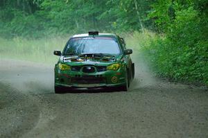 Dave Carapetyan / John Hall Subaru WRX STi on SS8, Refuge II.