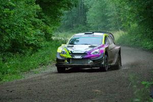 Patrick Gruszka / Florian Barral Mitsubishi Mirage RS on SS8, Refuge II.