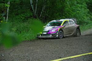 Patrick Gruszka / Florian Barral Mitsubishi Mirage RS on SS8, Refuge II.