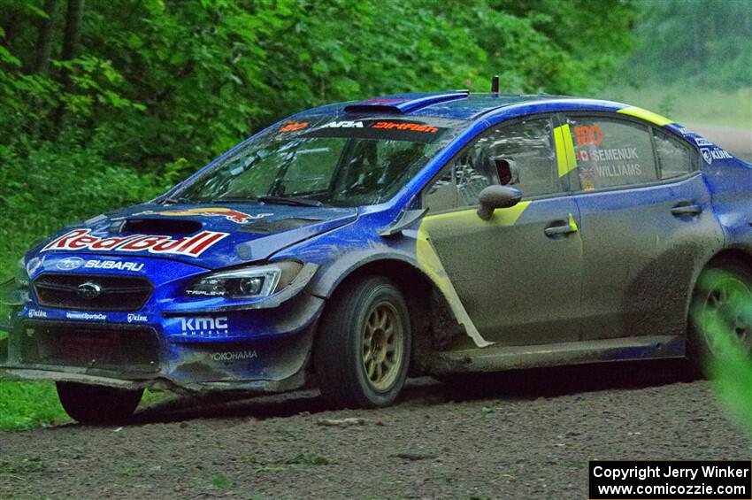 Brandon Semenuk / Keaton Williams Subaru WRX STi on SS8, Refuge II.