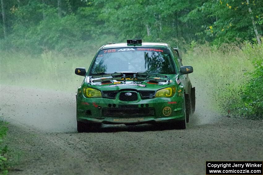 Dave Carapetyan / John Hall Subaru WRX STi on SS8, Refuge II.