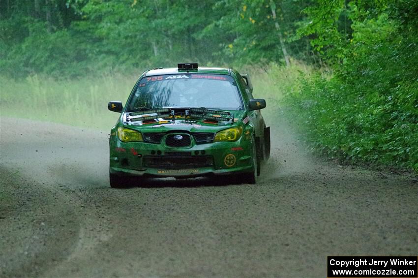 Dave Carapetyan / John Hall Subaru WRX STi on SS8, Refuge II.