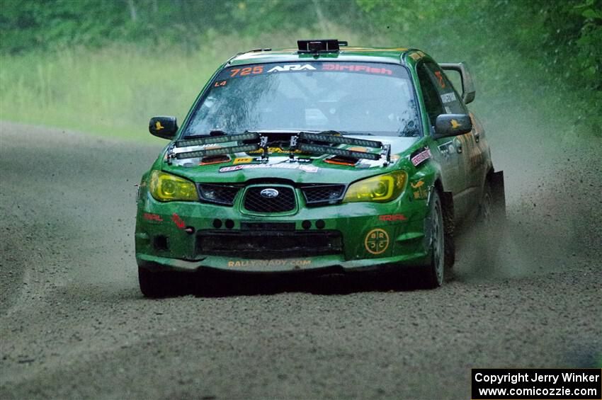 Dave Carapetyan / John Hall Subaru WRX STi on SS8, Refuge II.