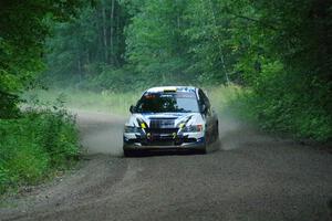 Klim Fedoff / Oscar Romero Mitsubishi Lancer Evo IX on SS8, Refuge II.