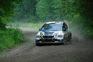 Klim Fedoff / Oscar Romero Mitsubishi Lancer Evo IX on SS8, Refuge II.