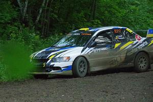 Klim Fedoff / Oscar Romero Mitsubishi Lancer Evo IX on SS8, Refuge II.