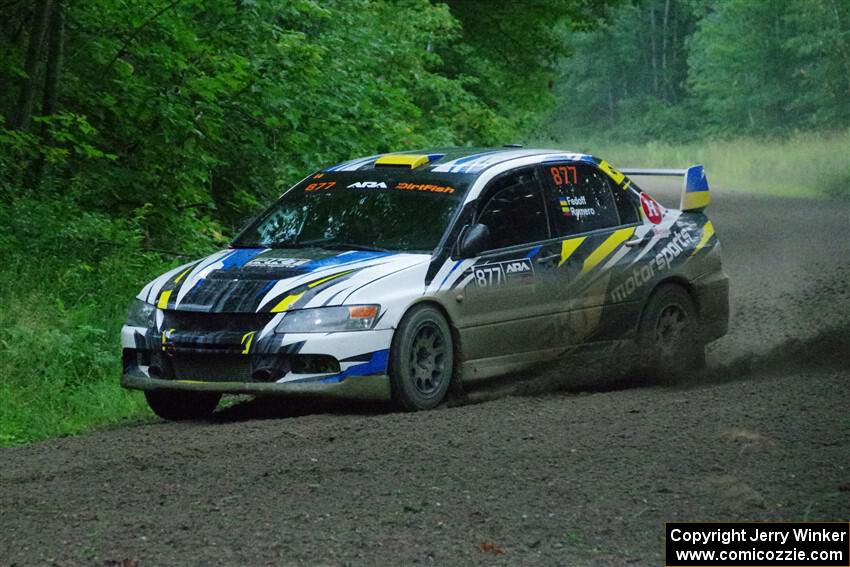 Klim Fedoff / Oscar Romero Mitsubishi Lancer Evo IX on SS8, Refuge II.