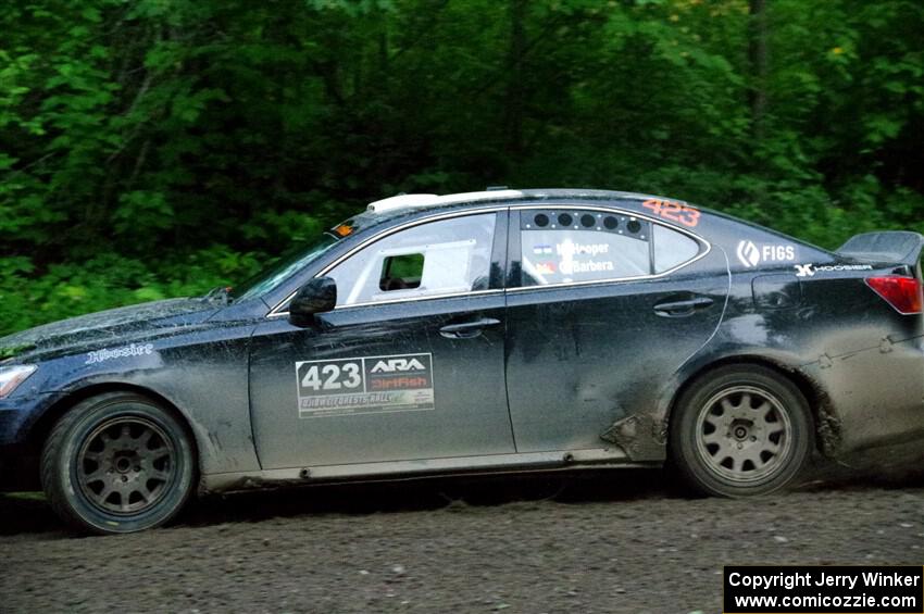 Michael Hooper / Claudia Barbera-Pullen Lexus IS350 on SS8, Refuge II.