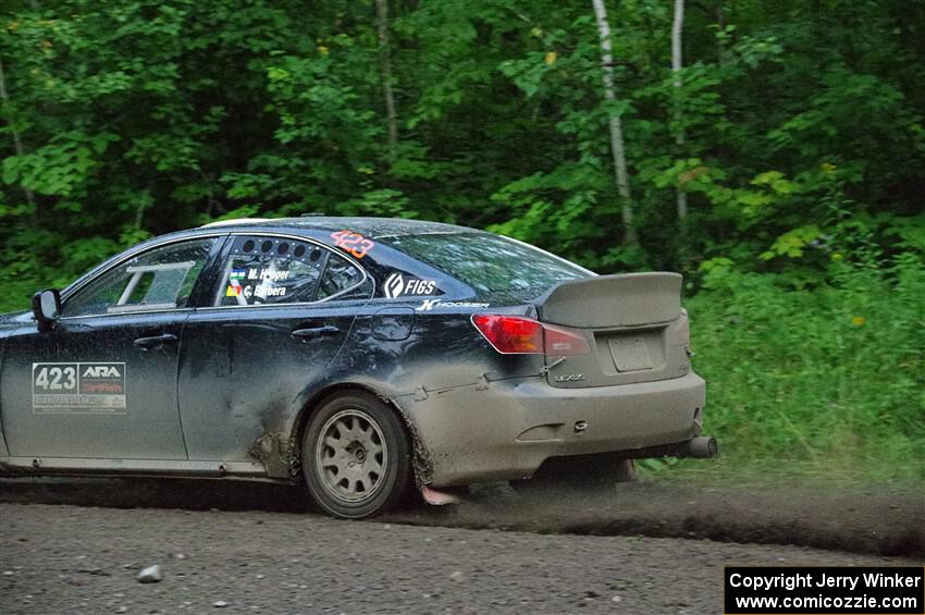 Michael Hooper / Claudia Barbera-Pullen Lexus IS350 on SS8, Refuge II.