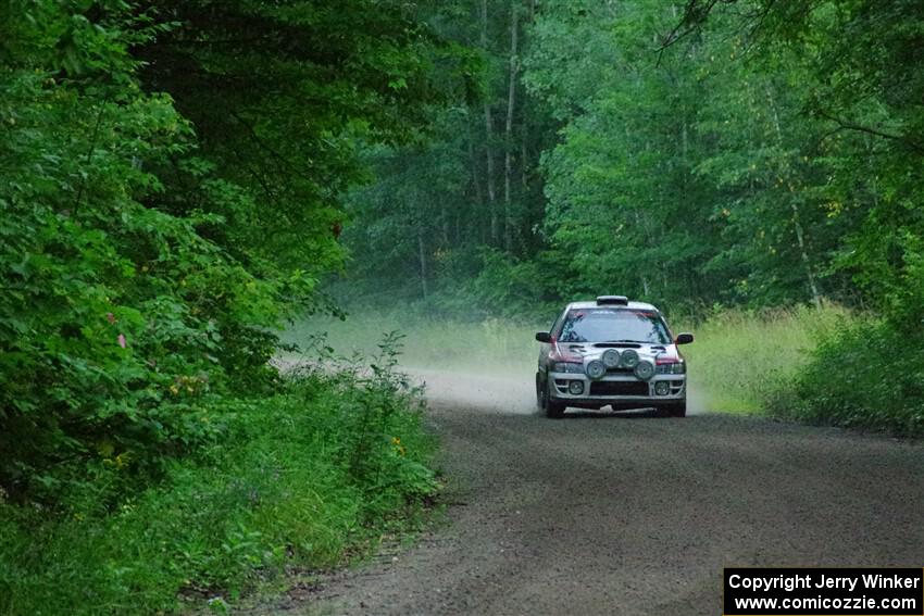 Chris Barribeau / Alex Ferencz Subaru Impreza RS on SS8, Refuge II.