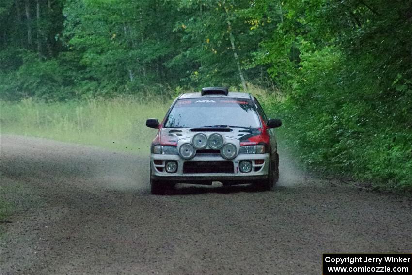 Chris Barribeau / Alex Ferencz Subaru Impreza RS on SS8, Refuge II.