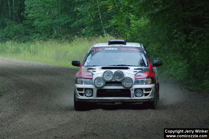 Chris Barribeau / Alex Ferencz Subaru Impreza RS on SS8, Refuge II.