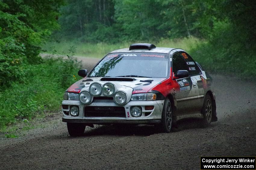 Chris Barribeau / Alex Ferencz Subaru Impreza RS on SS8, Refuge II.