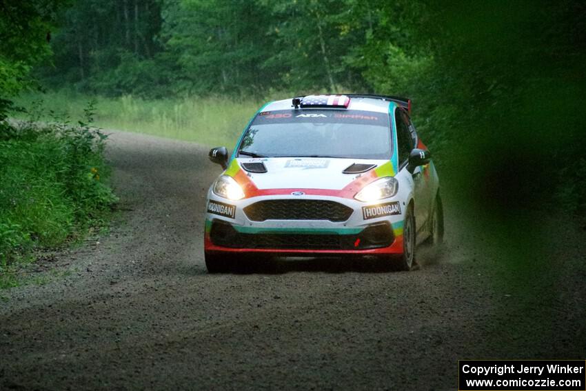 Lucy Block / Michelle Miller Ford Fiesta Rally3 on SS8, Refuge II.