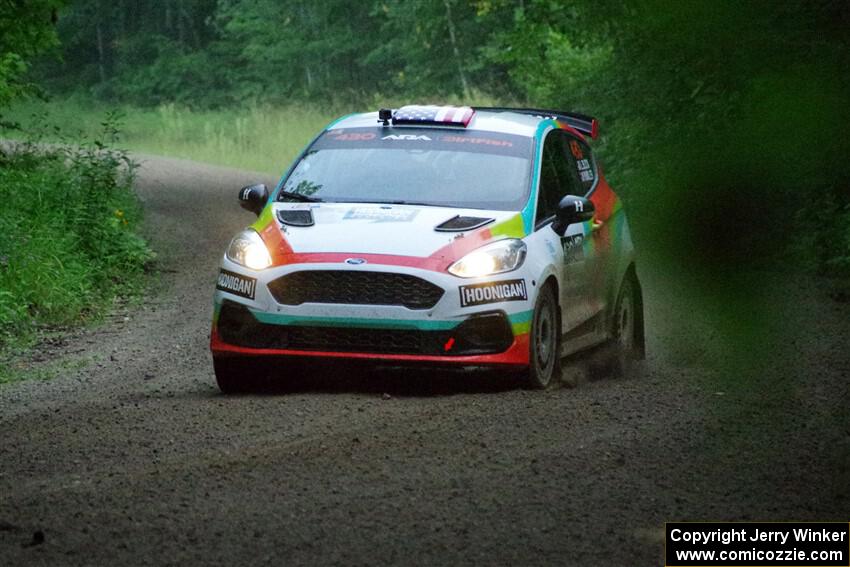 Lucy Block / Michelle Miller Ford Fiesta Rally3 on SS8, Refuge II.