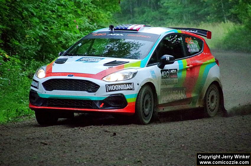 Lucy Block / Michelle Miller Ford Fiesta Rally3 on SS8, Refuge II.