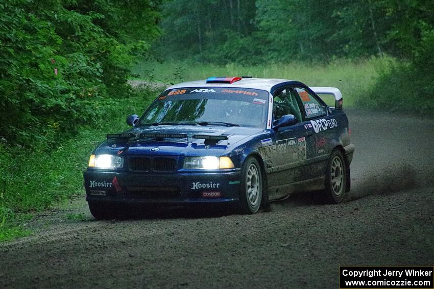 Ryan George / Heather Stieber-George BMW M3 on SS8, Refuge II.