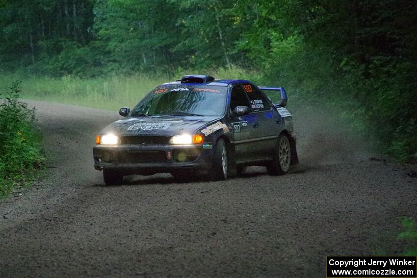 Jacob Despain / Michael Despain Subaru Impreza 2.5RS on SS8, Refuge II.