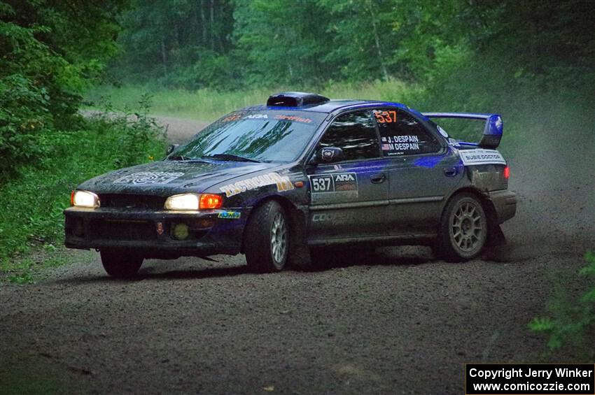 Jacob Despain / Michael Despain Subaru Impreza 2.5RS on SS8, Refuge II.